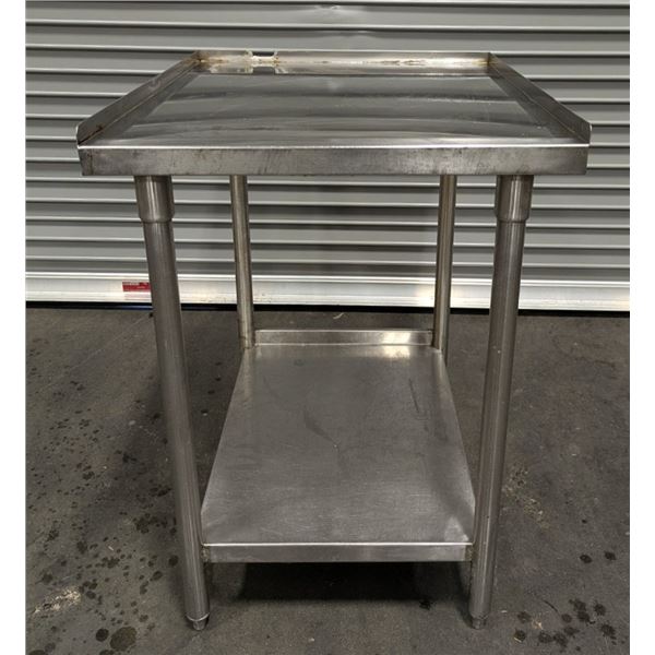26.5" x 30.5 x 37" Stainless Steel Equipment Table