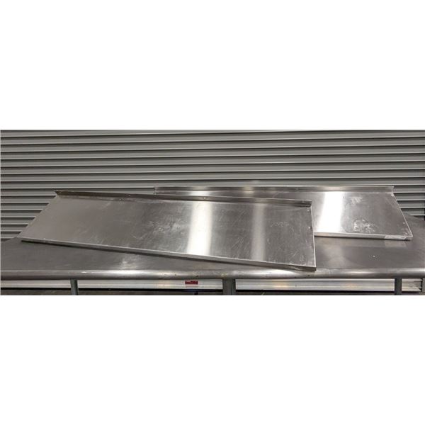 Efi 60" x 12" Stainless Steel Wall Shelves - Lot of 2