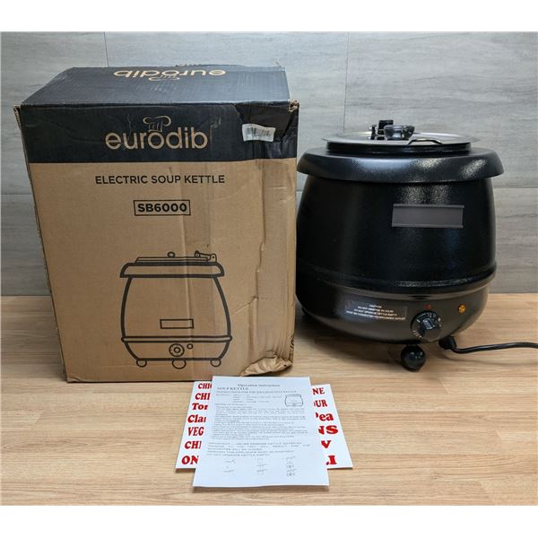 Eurodib SB-6000 10qt Soup Kettle Warmer