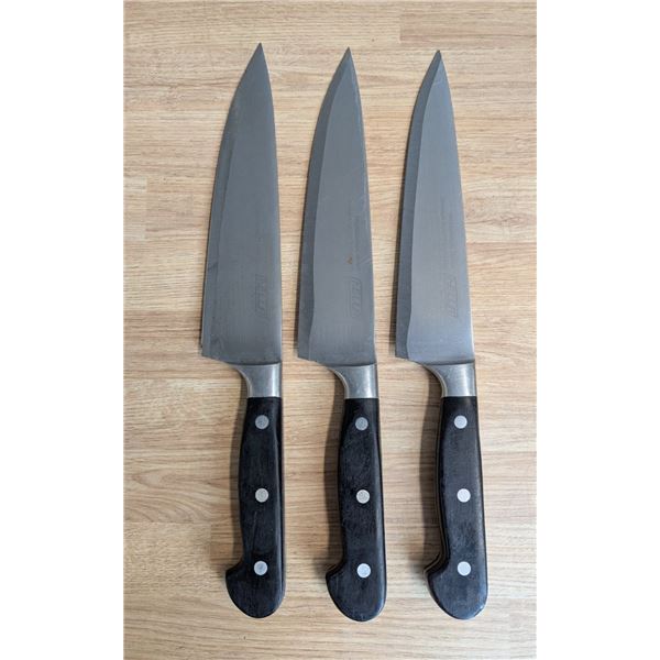 Forged Chef's Knives - Lot of 3