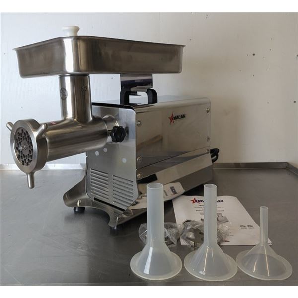 #32 Stainless Steel Meat Grinder w/1.5 HP Motor, Omcan 48888