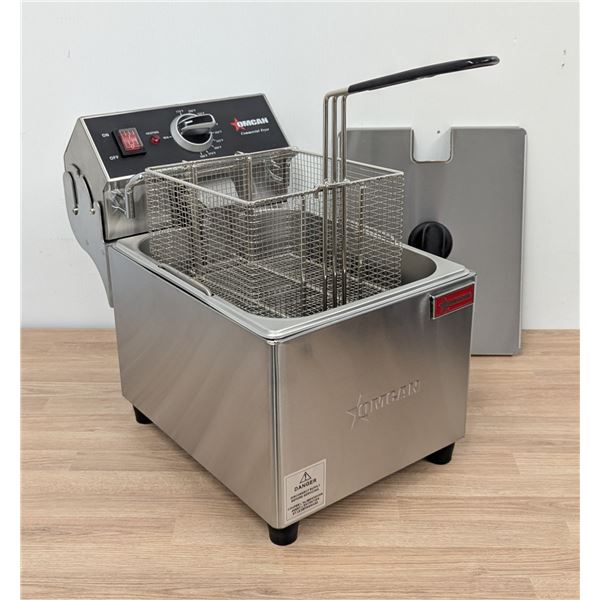 15lb Elite Single Basket Fryer, Omcan 47282