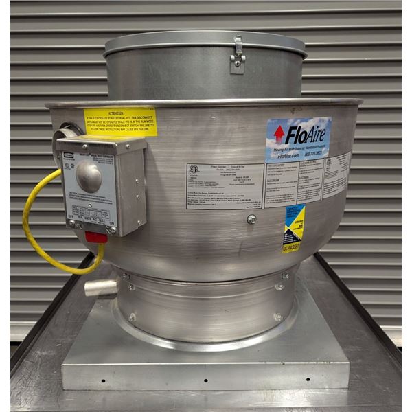 FloAire DU30H Direct Drive Centrifugal Upblast Exhaust Fan | MR6-1