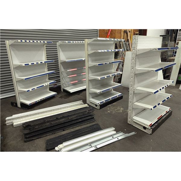 36" & 48 Supermarket Shelving Units & Parts (2 Pallets)