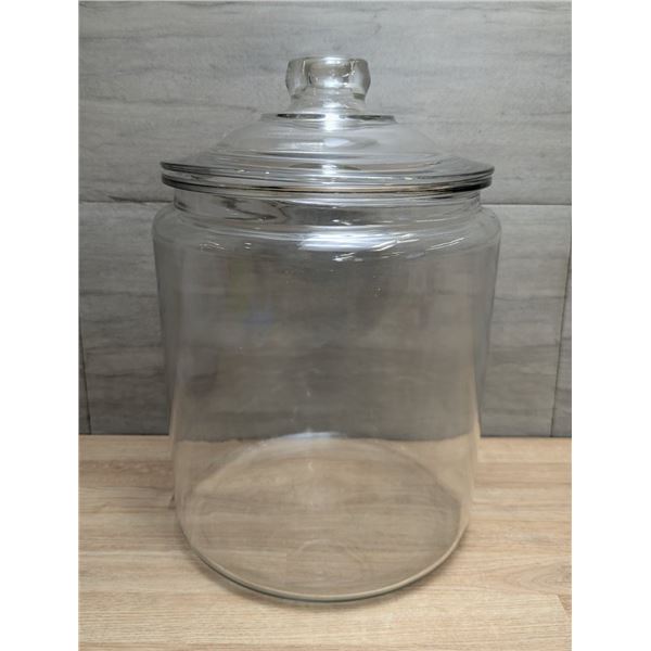9" Dia Glass Jar