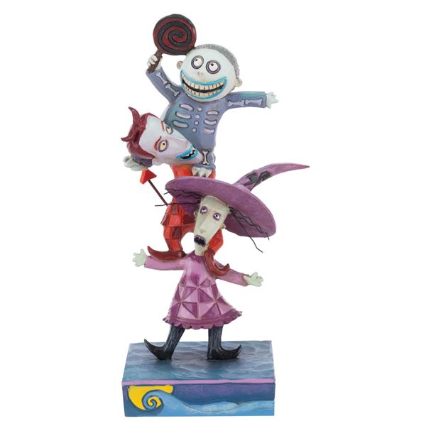 A Nightmare Before Christmas “Triple Trouble" Figurine.