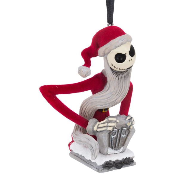 A Santa Jack Skellington Sketchbook Christmas Ornament.