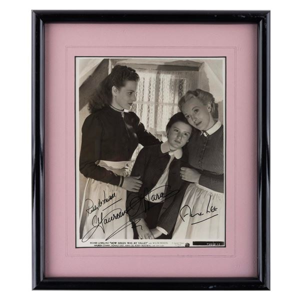 A Multi-Signed "How Green Was My Valley" Publicity Photo.