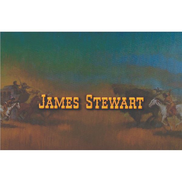 A James Stewart "How the West Was Won" Title Credit.