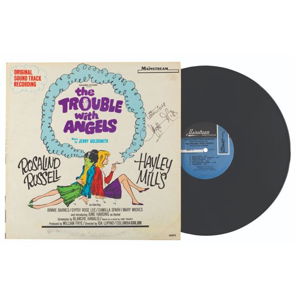 A Hayley Mills Signed "The Trouble with Angels" Soundtrack.