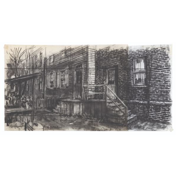 A Mentor Huebner "Funny Girl" Production Drawing.