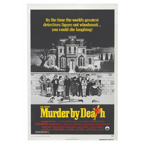 A “Murder by Death” One-Sheet.