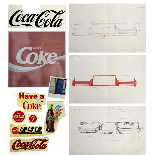 A Collection of Coca-Cola Advertising Production Samples.