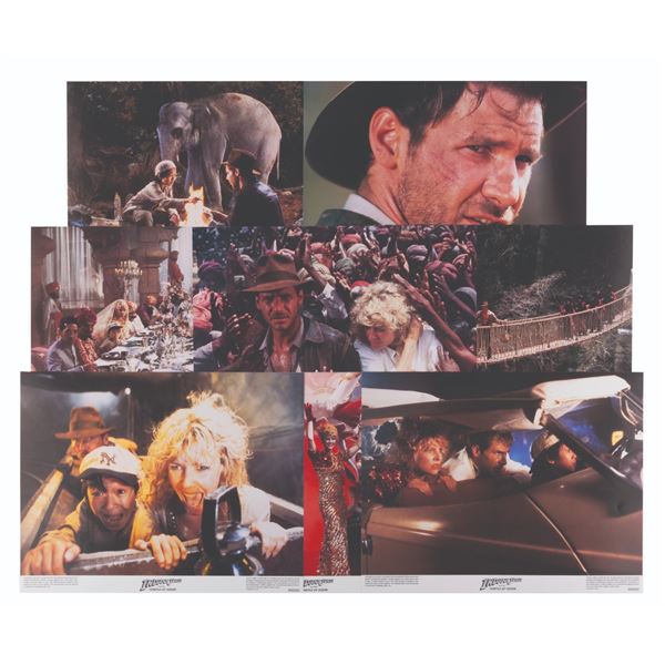 A Set of "Indiana Jones and the Temple of Doom" Lobby Cards.