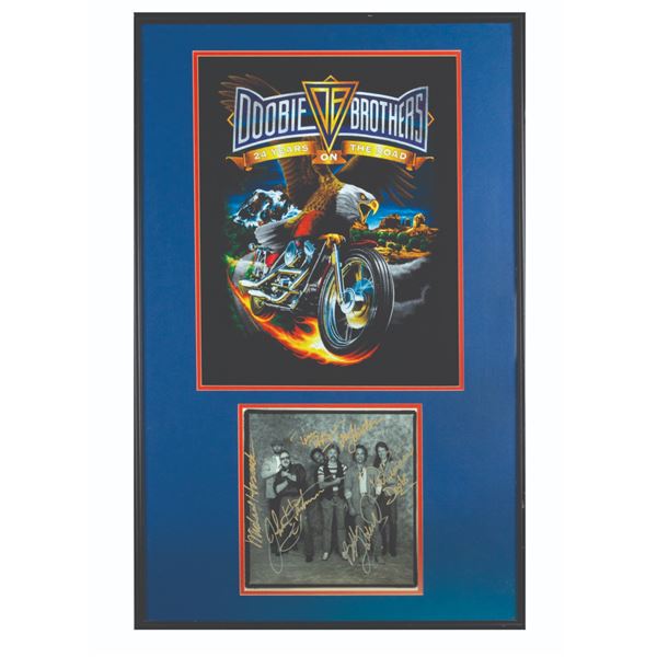 A The Doobie Brothers Signed Display.