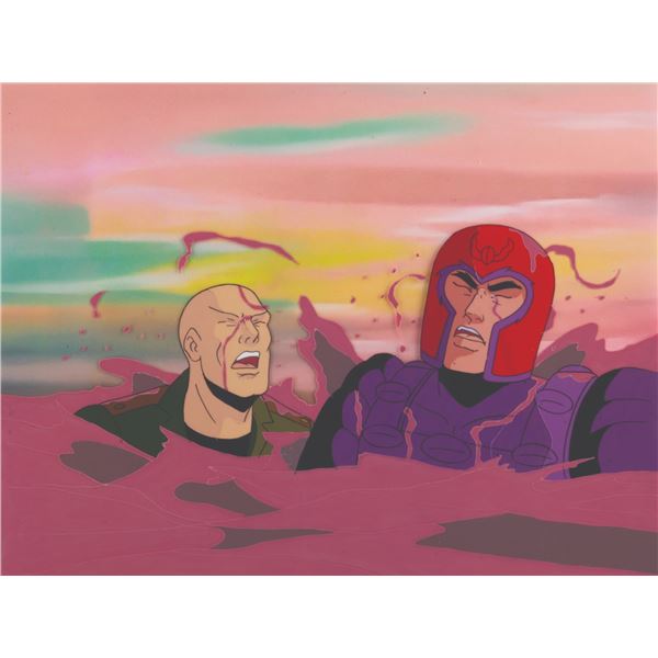 An “X-Men” Professor X and Magneto Production Cel.