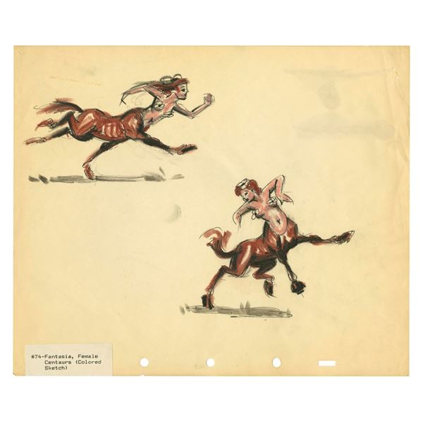 A “Fantasia” Centaurette Concept Drawing.