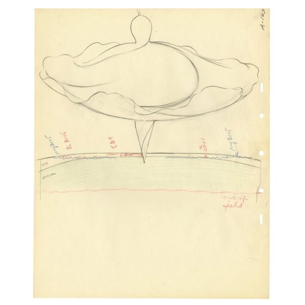 A “Fantasia” Nutcracker Suite Production Drawing.