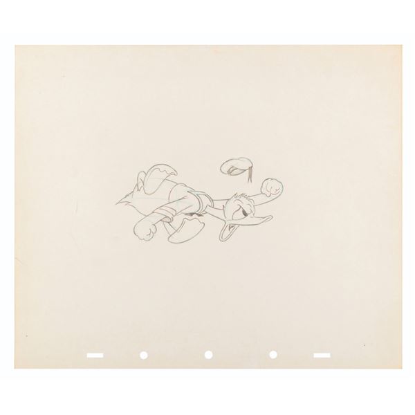 A Donald Duck Animation Production Drawing.