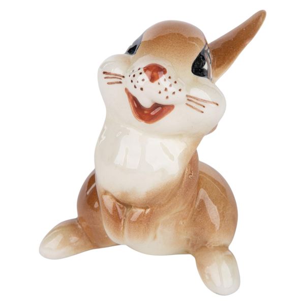 An Early “Bambi” Thumper Ceramic Figurine.