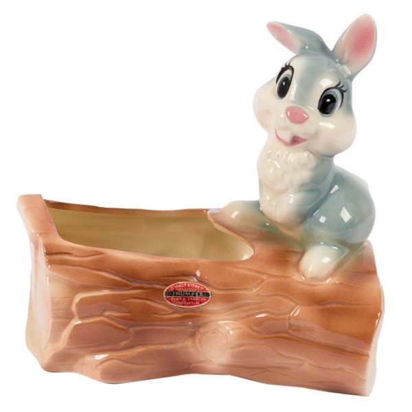 A Large “Bambi” Thumper Ceramic Planter.