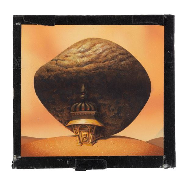 An “Aladdin” Cave of Wonders Background Color Key Painting.