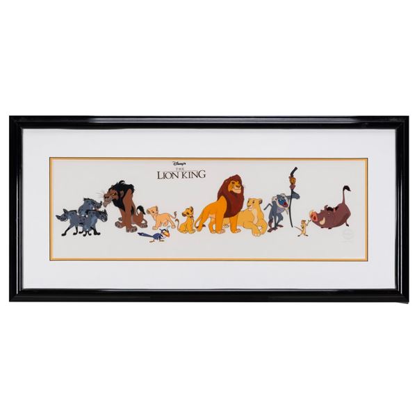 A "The Lion King”  Cast of Characters Sericel.