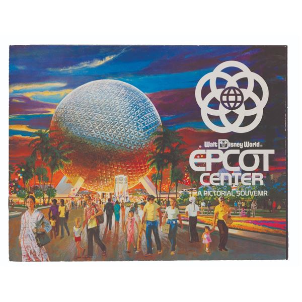 A Pre-Opening EPCOT Center Souvenir Guide.