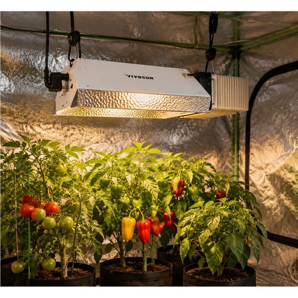 Brand New VIVOSUN VIVOGrow 1000W Double-Ended Grow Light Fixture with Dimmable Ballast – Bu