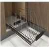 Image 3 : Brand New Richelieu Under-Cabinet Pull-Out Pan Divider – Chrome Finish