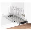 Image 4 : Brand New Richelieu Under-Cabinet Pull-Out Pan Divider – Chrome Finish