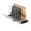 Image 5 : Brand New Richelieu Under-Cabinet Pull-Out Pan Divider – Chrome Finish