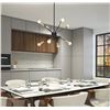 Image 1 : Brand New Artika Wayden Integrated LED Pendant Light – Black & Gold, No Bulbs Required