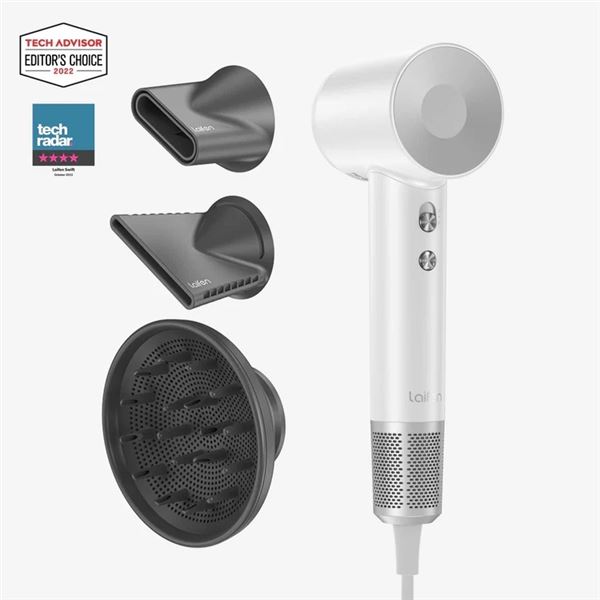 Customer Returned Laifen Swift Special High-Speed Hair Dryer with 3 Nozzles