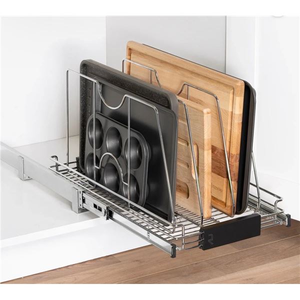 Brand New Richelieu Under-Cabinet Pull-Out Pan Divider – Chrome Finish