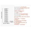 Image 6 : Brand New 7-Tier 360° Rotating Shoe Rack Tower – White