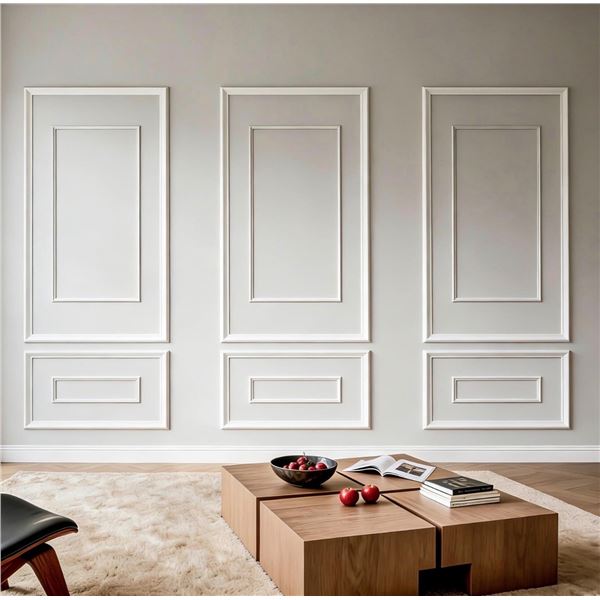 Brand New VEVOR 3-Pack White Wall Molding & Wainscoting Panel Kit