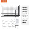 Image 4 : Brand New 2-Pack 2’ × 5.6’ Floor-Standing Gridwall Display Racks with Hooks