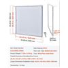Image 3 : Brand New 25.2” × 25.2” Galvanized Steel Drywall Access Panel with Key