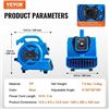 Image 8 : Brand New VEVOR 600 CFM Air Mover Floor Blower – 3 Speeds