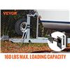 Image 5 : Brand New VEVOR 160 lbs Trailer Spare Tire Carrier – Universal 4, 5, 6 & 8-Lug Fit