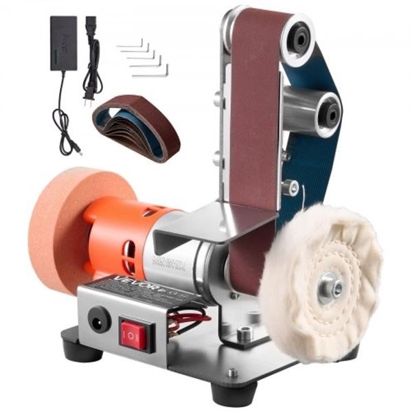 Brand New 3-in-1 Mini Belt Sander, Grinder & Polisher – 7-Speed 168W