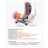 Image 5 : Brand New 3-in-1 Mini Belt Sander, Grinder & Polisher – 7-Speed 168W