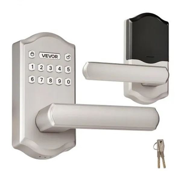 Brand New Keyless Entry Door Lock with Keypad – Satin Nickel