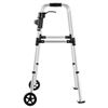 Image 7 : Brand New Folding Walker with 5-Inch Wheels – 350 lb Capacity