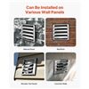 Image 4 : Brand New 6-Inch Stainless Steel Louvered Wall Vent Cover
