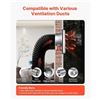 Image 5 : Brand New 6-Inch Stainless Steel Louvered Wall Vent Cover