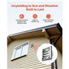 Image 7 : Brand New 6-Inch Stainless Steel Louvered Wall Vent Cover