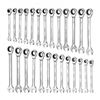 Image 2 : Brand New 26-Piece SAE & Metric Ratcheting Wrench Set