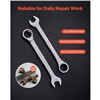 Image 4 : Brand New 26-Piece SAE & Metric Ratcheting Wrench Set